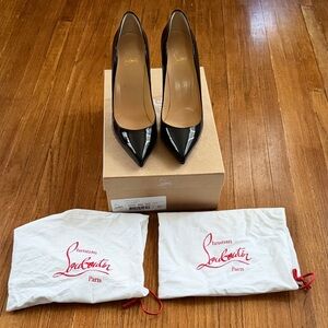 Christian Louboutin Glossy Black Heels